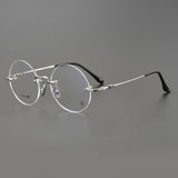 CHH Chrome Hearts Glasses Japanese high-luxury handmade rimless glasses frame pure titanium ultra-light round