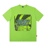 Men T Shirt Hip Hop Print Short Sleeve T-shirt Men and Women All-Matching Cotton