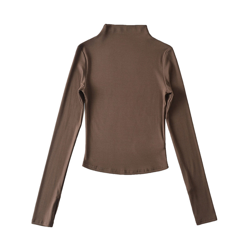 Women T-Shirt Bottoming Shirt Women Autumn and Winter Long Sleeve T-shirt