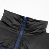 Men Cotton Padded Jacket Coat Vintage Stand-up Collar Cotton-Padded Clothes Ins Casual Winter Loose and Warm Bread Coat