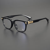 CHH Chrome Hearts Glasses Frame Large Frame Myopia Glasses Optical Anti-Blue Light