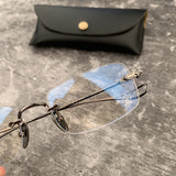CHH Chrome Hearts Glasses Crowe Glasses Frame Business Gold Edge Punching