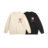 Unisex Sweatshirt Fall V-neck Cardigan Knitted Sweater