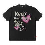Men T Shirt Short Sleeve T-shirt Men and Women Loose