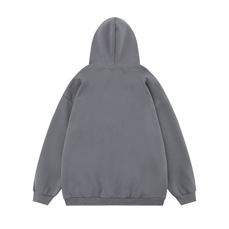 Men Hoodie Hooded Sweater Men's Spring and Autumn Graffiti Letter Printed Long Sleeve Loose Sports Pullover