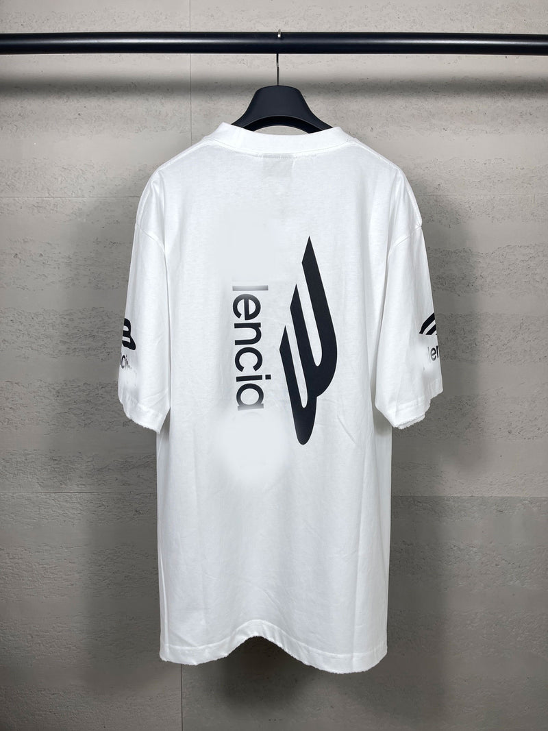 Men T-shirts Summer Paris LOGO Skiing Short Sleeve T-Shirt Loose Casual