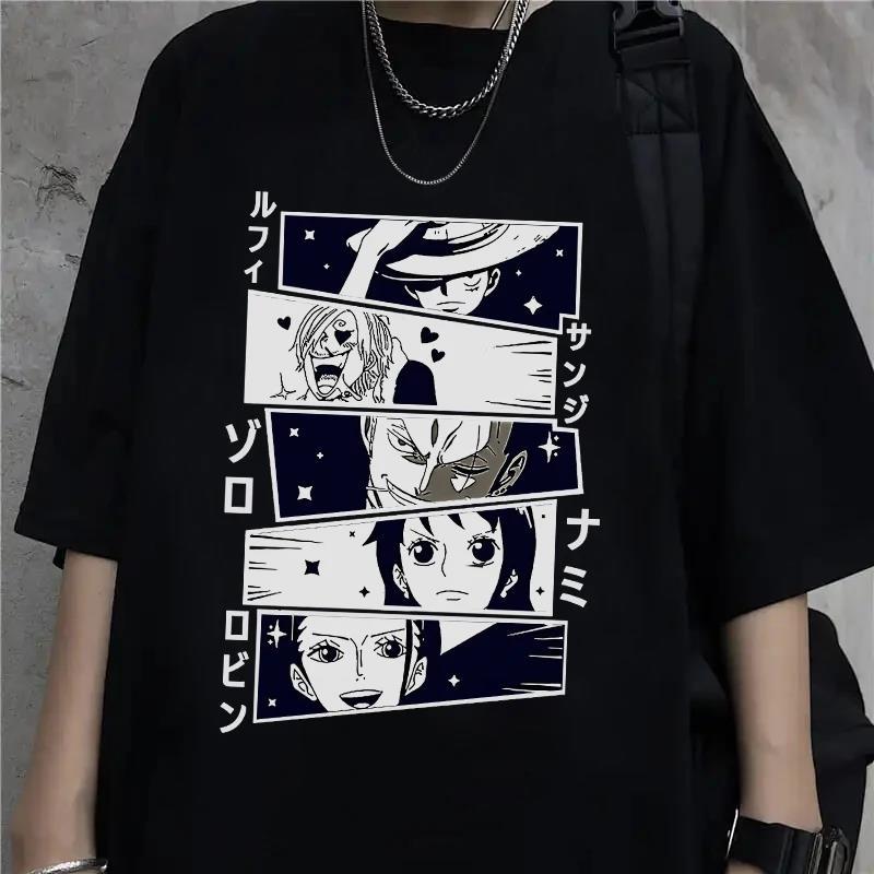 Woman Cotton Tshirt Anime One Piece Luffy