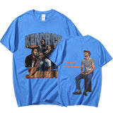Kendrick Lamar T Shirts Kendrick Lamar Good Kid Double Sided Print T-shirt for Men