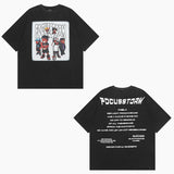 Men T Shirt Printed Short-Sleeved T-shirt Baby Boy and Girl Summer Loose Hiphop
