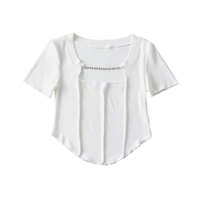 Women T-Shirt Short T-shirt Women's Summer Short Sleeve