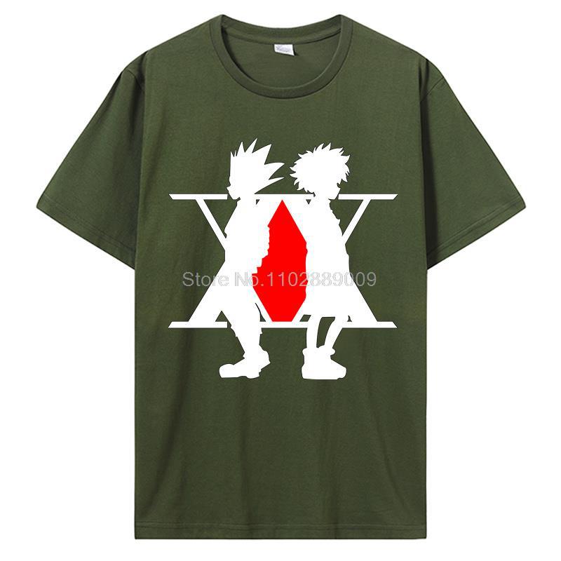 Japan Anime Men's T Shirt Kurapika Harajuku Street Casual