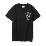 Bathing Ape T Shirt Summer Golden Printing Plus Size Loose Short Sleeve T-shirt
