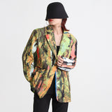 Frankie Shop Hourglass Blazer Spring Suit Collar Long Sleeve