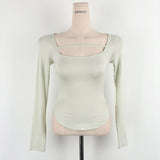 Women Long Sleeve Shirt Top Women's Autumn Long Sleeve Tight