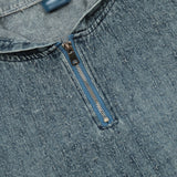 Men Denim Jacket Washed Do the Old Cowboy Hooded Sweater Spring and Autumn Loose