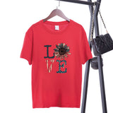 Women Independence Day T Shirt Printed Short Sleeve T-shirt