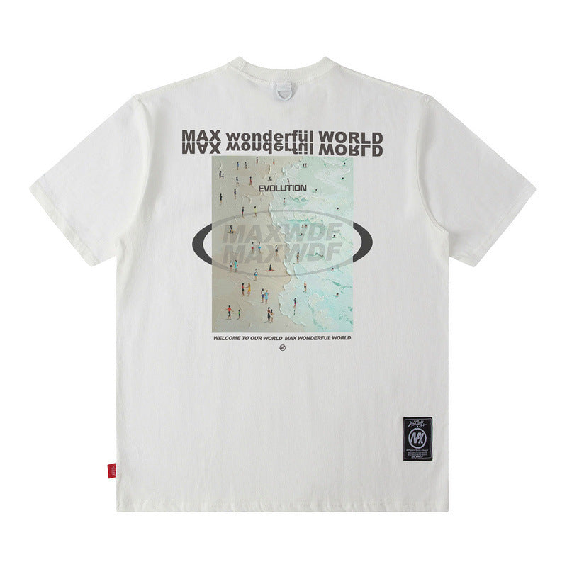 Men T Shirt Spring/Summer Men's Short-Sleeved T-shirt Hip Hop Vibe