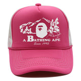 Bathing Ape Hat Fashion Shade Mesh Baseball Cap