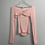 Women Long Sleeve Shirt Long Sleeve Shawl Halter U-Neck Vest Camisole Women