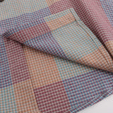 Men Long Sleeved T Shirt Plaid Long Sleeve Shirt Men Spring and Autumn Leisure Baggy Coat