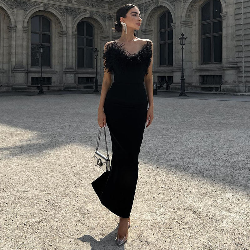 Women Dresses Fall V-neck Sexy Dress Dress