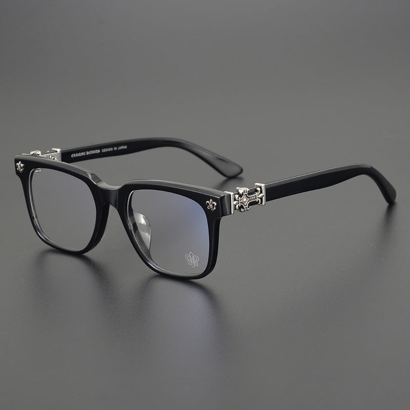 CHH Chrome Hearts Glasses Frame Square Myopia Glasses Frame Optical Anti-Blue Glasses