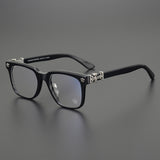 CHH Chrome Hearts Glasses Frame Square Myopia Glasses Frame Optical Anti-Blue Glasses