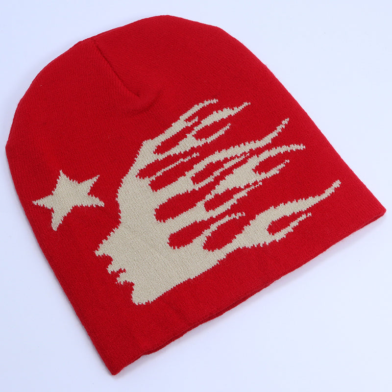 HellStar Hat Knitted Hat Cold Hat Cool Boy