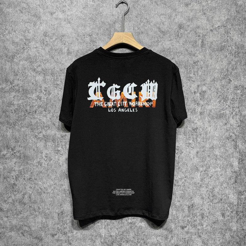 Amiri T Shirt Letter Print Casual