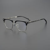 CHH Chrome Hearts Glasses Frameless Pure Titanium Glasses Frame Business