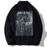 Men's Long Sleeve T Shirt Men's Ins Loose Casual Shirt Spring and Autumn