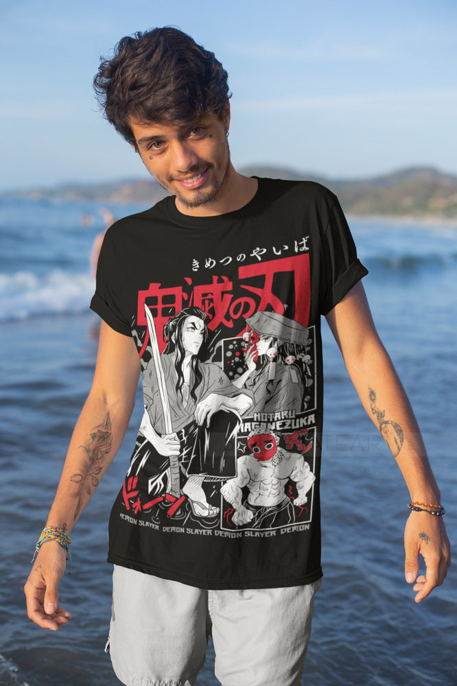 Hotaru Haganezuka T-Shirt Demon Slayer Anime Manga Strip