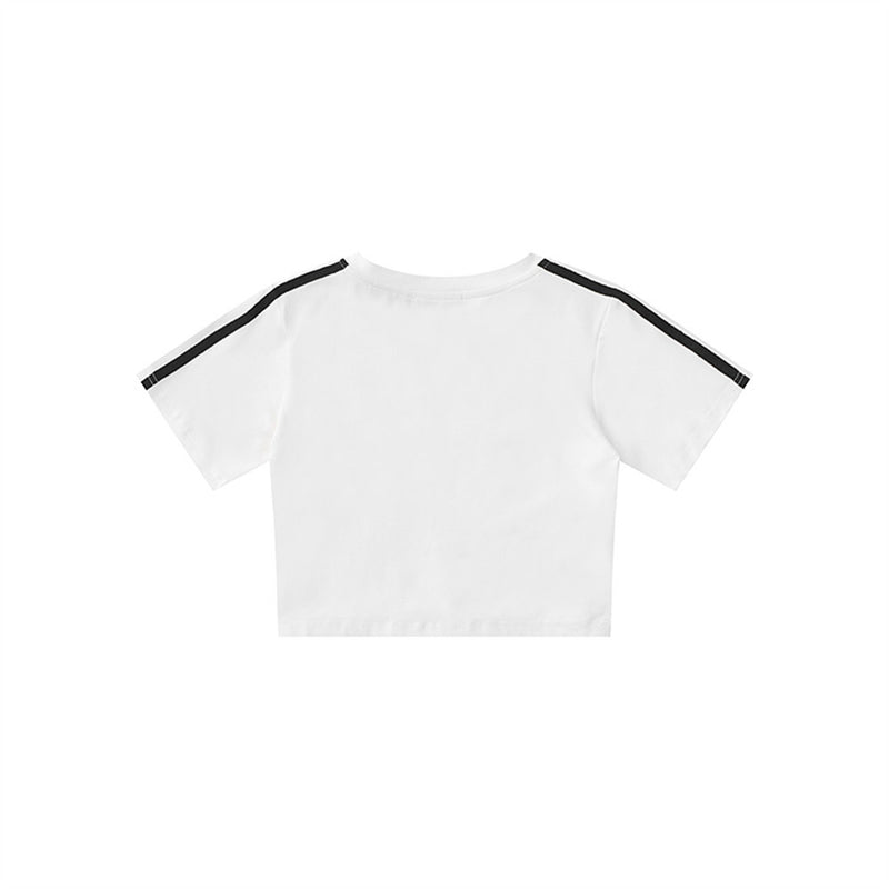 Women T-shirt Printed Short T-shirt Girls Summer round Neck Multicolor
