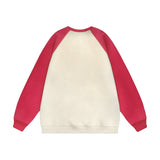 Men Hoodie Cartoon Baby Crocodile round Neck Sweater