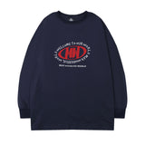 Men Long Sleeve Shirt Personality round Neck Long Sleeve T-shirt Men and Women Couple