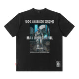Men T Shirt Men's Short-Sleeved T-shirt Versatile Loose