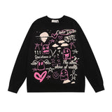 Men Long Sleeve Shirt Personalized Printed Long Sleeve T-shirt for Men and Women Versatile Bottoming Top Autumn and Winter