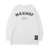 Men's Long Sleeve Shirt Letter Printed Long Sleeve T-shirt Men's Loose Ins Casual Top