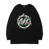 Men Long Sleeve Shirt Autumn Crew Neck Long Sleeve T-shirt Men and Women Street Hip Hop Couple