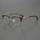 CHH Chrome Hearts Glasses Versatile Retro Pure Titanium Box Glasses