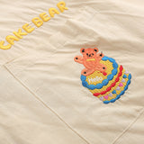 Men Long Sleeved T Shirt Cartoon Embroidery Shirt Coat Men's Loose Casual Spring and Autumn Long Sleeve Shirt