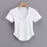 Women T-Shirt Summer Short-Sleeved Shirt Short T-shirt