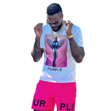 Purple Brand T Shirt Short Sleeve T-shirt Blouse