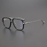 CHH Chrome Hearts Glasses Vintage Double Beam Large Frame Glasses Frame
