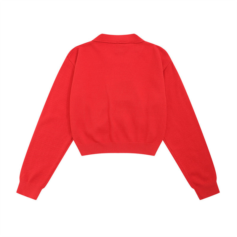 Women Sweater Cardigan Sweater Women's Autumn Leisure Long Sleeve Button