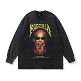 Men Long Sleeve Shirt Printed Long Sleeve T-shirt Men and Women Couple's Tops
