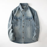 Graffiti Bomber Jacket Autumn Shirt Long Sleeve Loose-Fitting Shirt