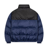 Men Cotton Padded Jacket Coat Vintage Stand-up Collar Cotton-Padded Clothes Ins Casual Winter Loose and Warm Bread Coat