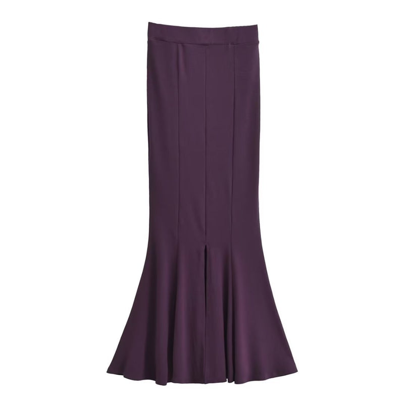 Women Skirt Spring Midi Skirt Fishtail Dress Long Skirt
