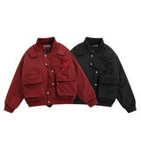 Men Cotton Padded Jacket Men's Thickened Warm Cotton Coat Jacket Baseball Uniform